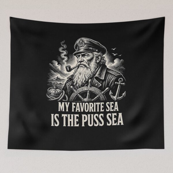 Item preview, My Favorite Sea is The Puss-Sea designed and sold by TheEndDesign.