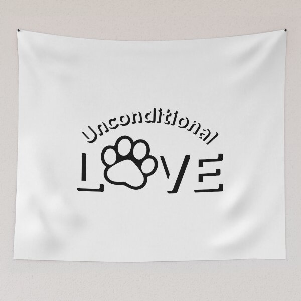 Item preview, Unconditional Love Paw Print Graphic designed and sold by SoyLamderma.