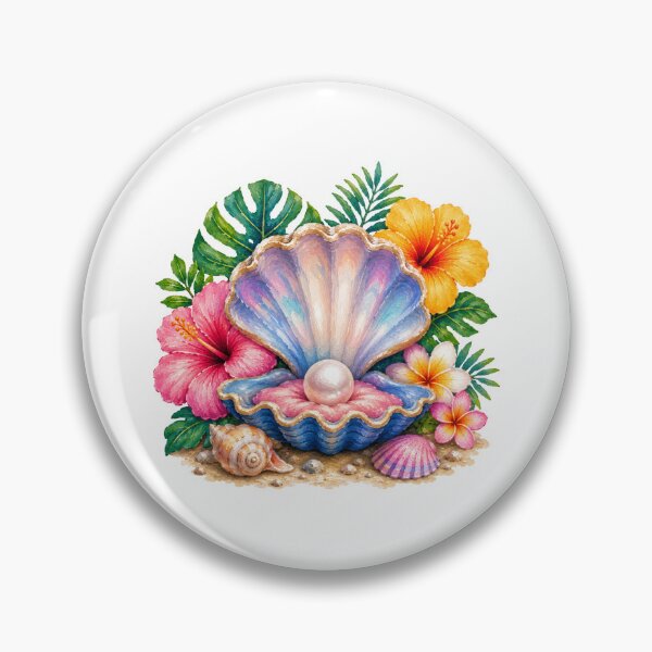 Item preview, Pearl in a Colorful Clam designed and sold by VenTolkOnly.