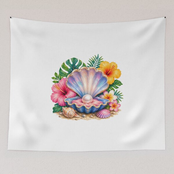 Item preview, Pearl in a Colorful Clam designed and sold by VenTolkOnly.