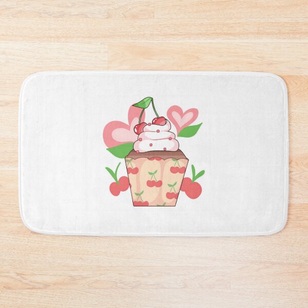 Item preview, Cherry Cupcake Cute Kawaii Pastel Dessert Aesthetic designed and sold by GamJofop.