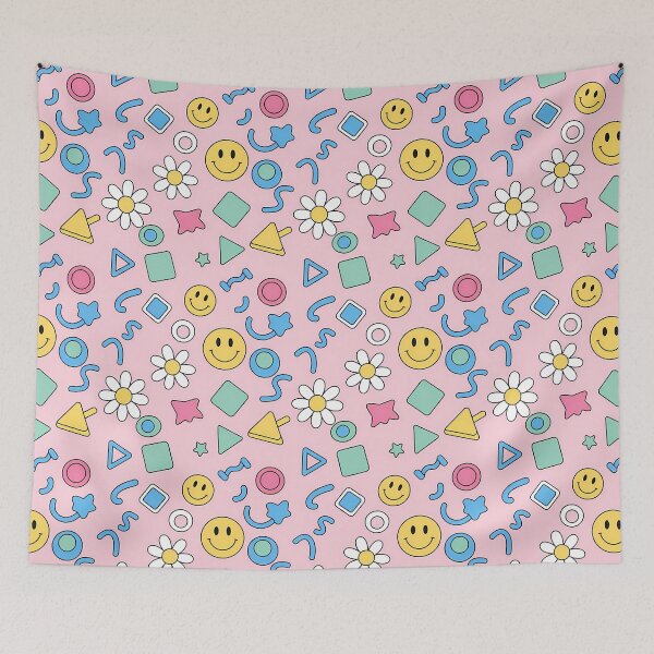 Item preview, Colorful Floral Shapes Art designed and sold by Ruchi73.