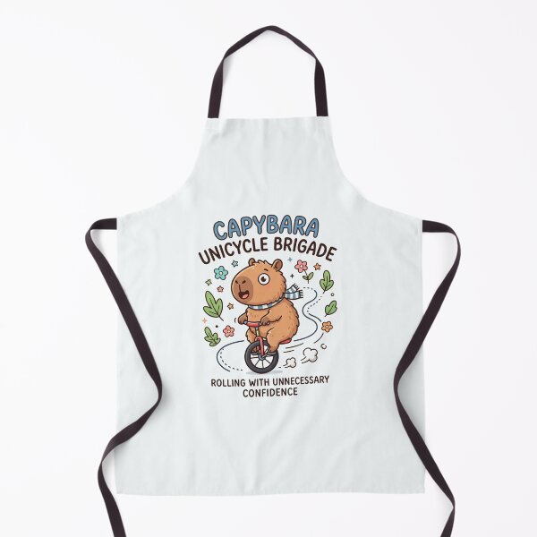 Item preview, Capybara Unicycle Brigade Rolling With Confidence designed and sold by Owcomm.