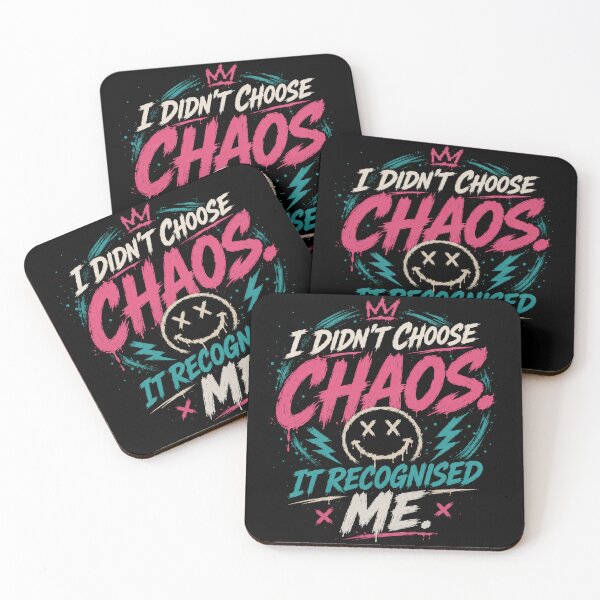 Item preview, Chaos Recognised Me Funny Quote Design designed and sold by EverclearDesign.