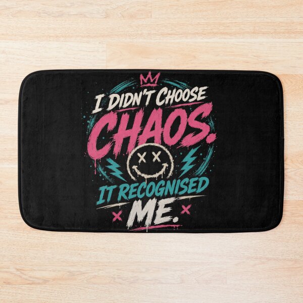 Item preview, Chaos Recognised Me Funny Quote Design designed and sold by EverclearDesign.