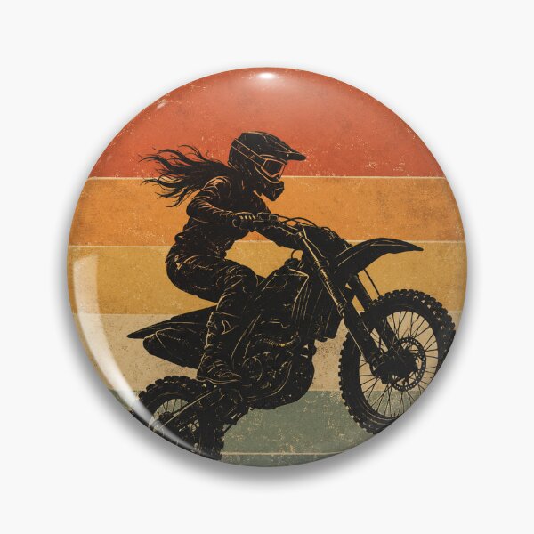 Item preview, retro vintage motocross women designed and sold by lakanarivas.
