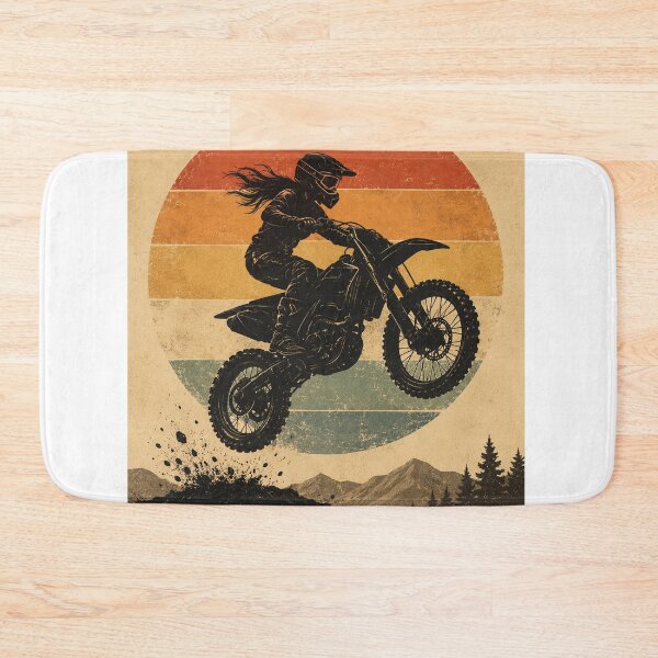 Item preview, retro vintage motocross women designed and sold by lakanarivas.