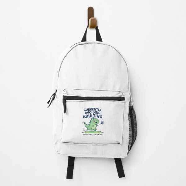 Item preview, Currently Avoiding Adulting Cute Dinosaur Fun designed and sold by Owcomm.