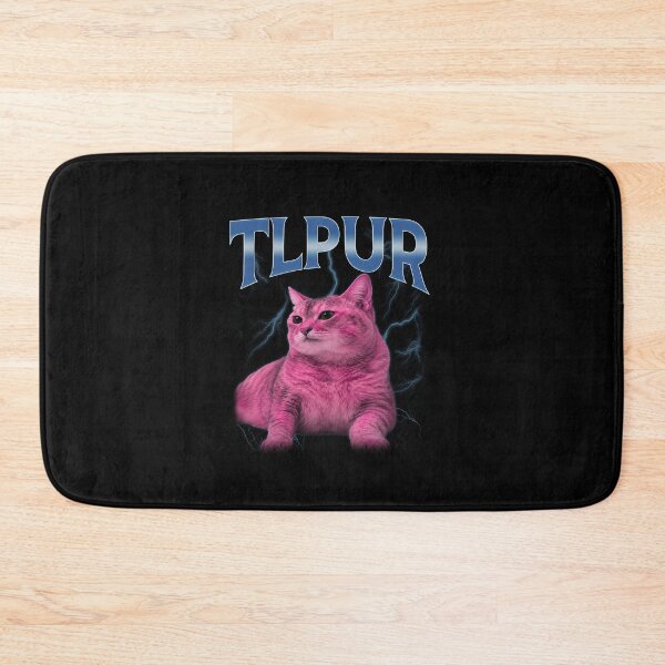 Item preview, Funny Bootleg TLPUR Meme Pink Cat Blue Splash Graphic Art designed and sold by elderberry.