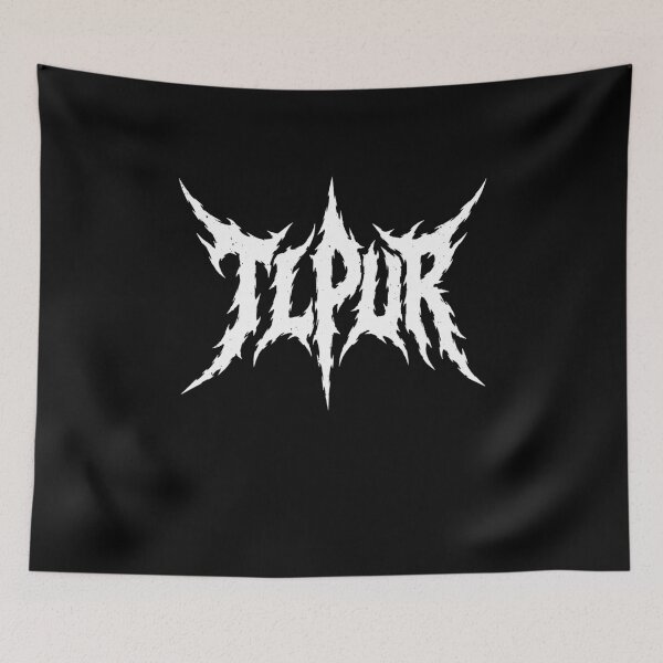 Item preview, Funny TLPUR Meme Spiked Extreme Music Wordmark Art designed and sold by elderberry.