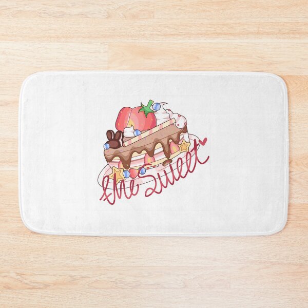 Item preview, Cute Strawberry Chocolate Cheesecake Slice Kawaii Illustration designed and sold by GamJofop.
