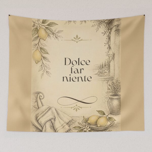 Item preview, il Dolce far niente designed and sold by LaughandLaugh.