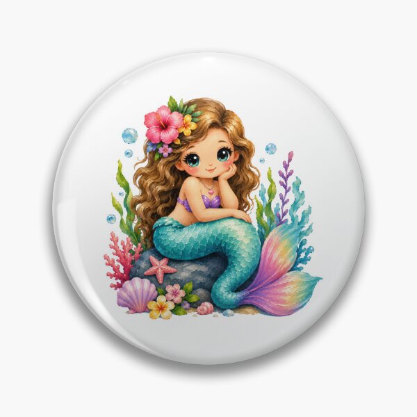 Item preview, Charming Mermaid with Coral Reef designed and sold by VenTolkOnly.