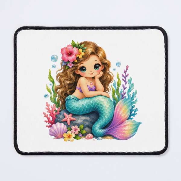 Item preview, Charming Mermaid with Coral Reef designed and sold by VenTolkOnly.