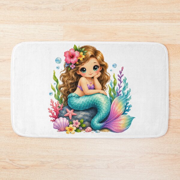 Item preview, Charming Mermaid with Coral Reef designed and sold by VenTolkOnly.