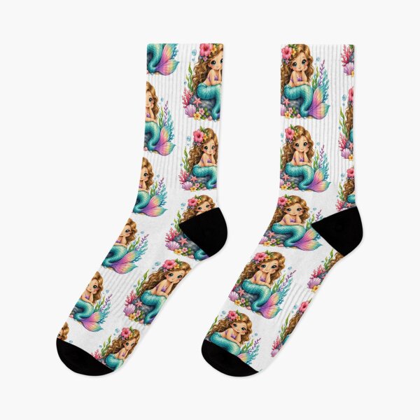 Item preview, Charming Mermaid with Coral Reef designed and sold by VenTolkOnly.