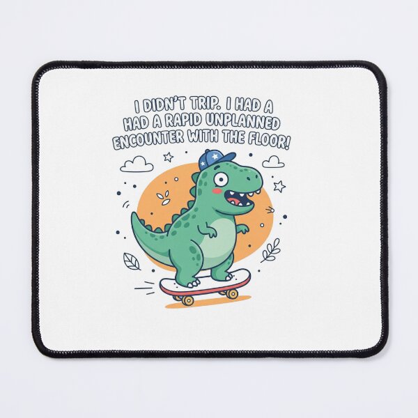 Item preview, Funny Skater Dinosaur Floor Quote Graphic designed and sold by Owcomm.