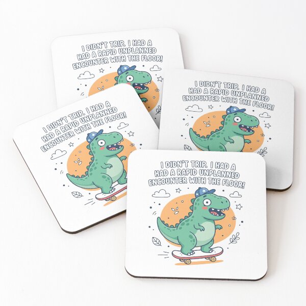 Item preview, Funny Skater Dinosaur Floor Quote Graphic designed and sold by Owcomm.