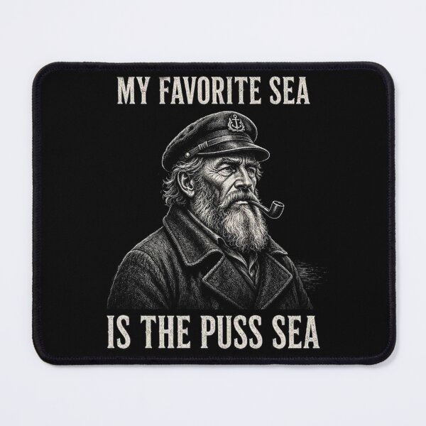 Item preview, My Favorite Sea is The Puss-Sea designed and sold by TheEndDesign.
