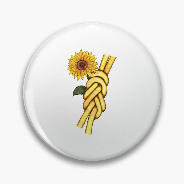 Item preview, Golden Sunflower Rope Knot Illustration designed and sold by GamJofop.