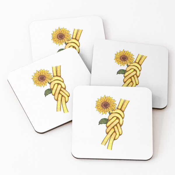Item preview, Golden Sunflower Rope Knot Illustration designed and sold by GamJofop.
