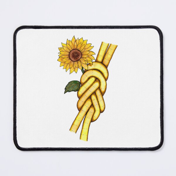 Item preview, Golden Sunflower Rope Knot Illustration designed and sold by GamJofop.