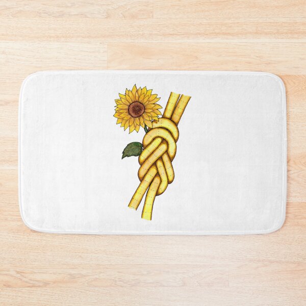 Item preview, Golden Sunflower Rope Knot Illustration designed and sold by GamJofop.