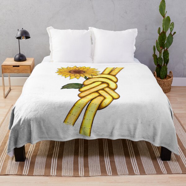 Item preview, Golden Sunflower Rope Knot Illustration designed and sold by GamJofop.