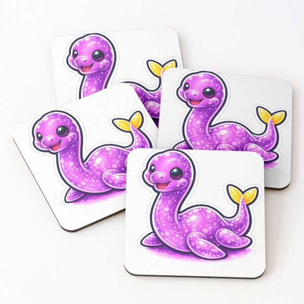 Item preview, Cute Purple Baby Plesiosaur Kawaii Art designed and sold by OddGarage.