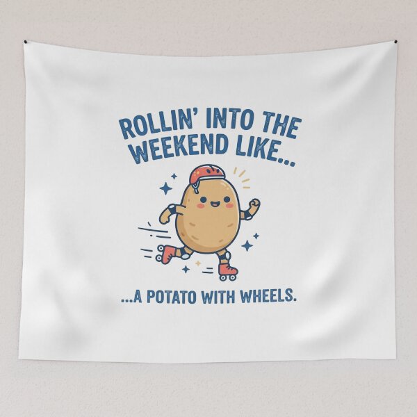 Item preview, Rollin Into The Weekend Like A Potato designed and sold by Owcomm.