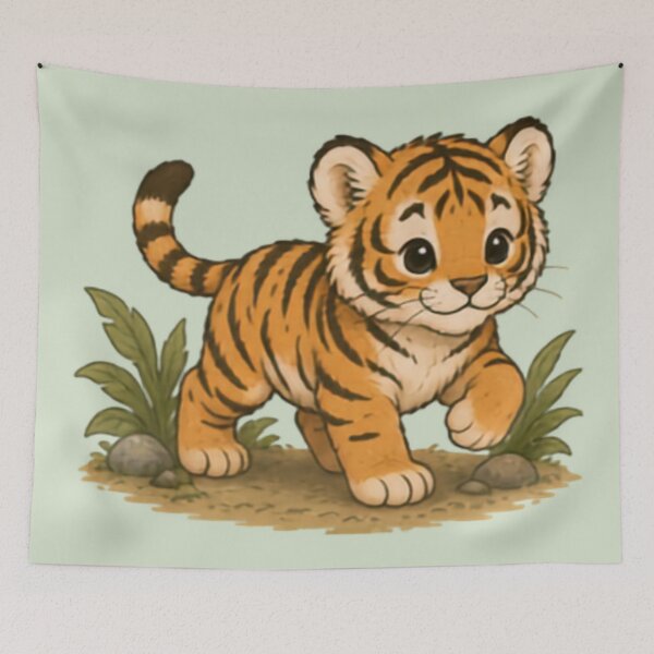 Item preview, Tiger Cub Jungle Explorer designed and sold by MellowMunchkins.