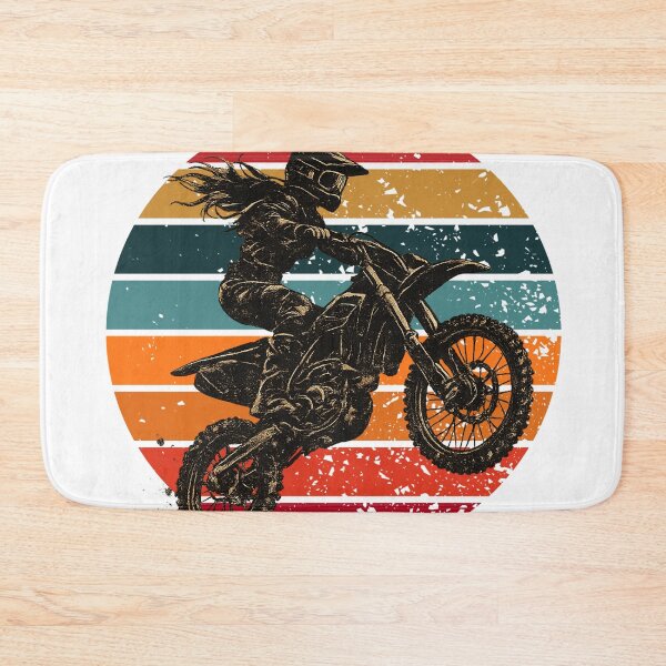 Item preview, retro motocross girl designed and sold by lakanarivas.