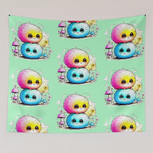 Item preview, The creatures #3 Fluffy Bonnies designed and sold by Poppflix-TM.