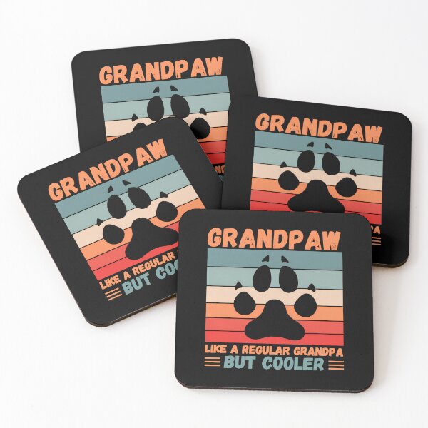 Item preview, Grandpaw Like A Regular Grandpa But Cooler Dog Paw designed and sold by SoyLamderma.
