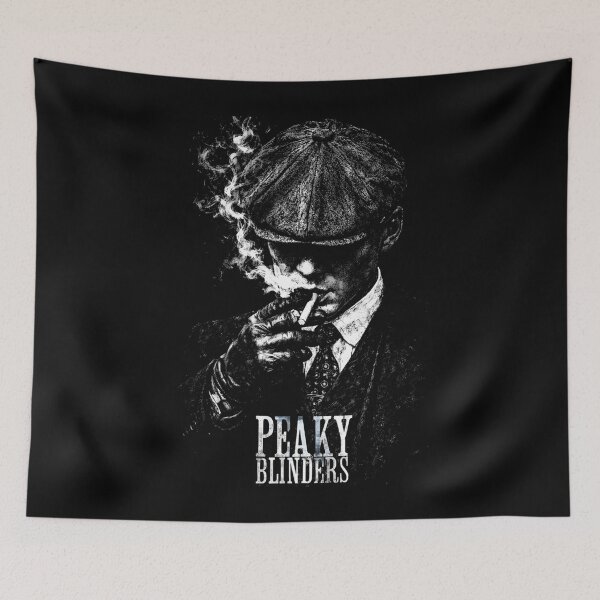 Item preview, Tommy Shelby Peaky Blinders Gangster Smoking Vintage designed and sold by MuratSaro.