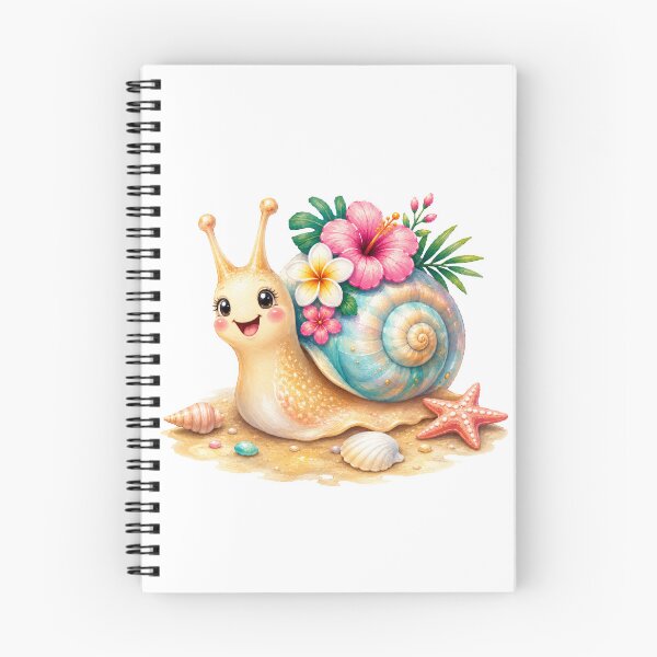 Item preview, Cute Snail with Floral Shell designed and sold by VenTolkOnly.