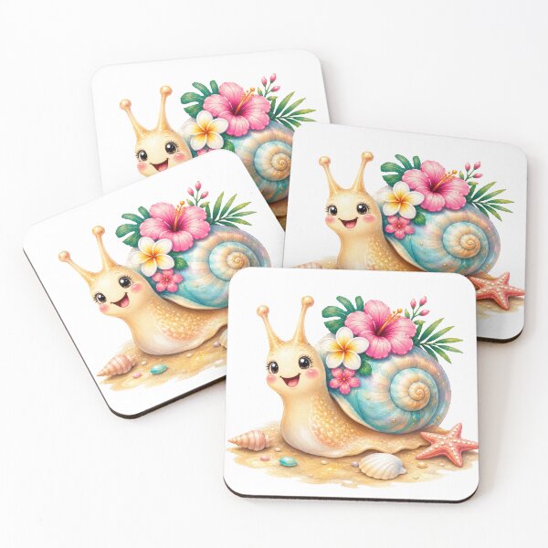 Item preview, Cute Snail with Floral Shell designed and sold by VenTolkOnly.
