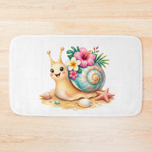 Item preview, Cute Snail with Floral Shell designed and sold by VenTolkOnly.