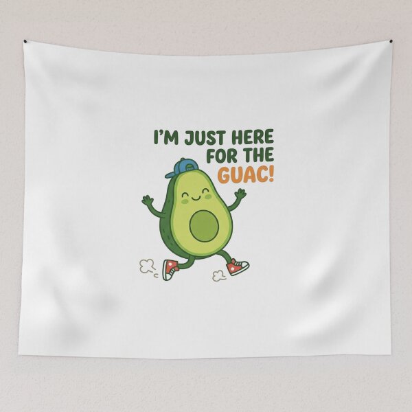 Item preview, Im Just Here For The Guac designed and sold by Owcomm.