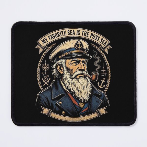 Item preview, My Favorite Sea is The Puss-Sea designed and sold by TheEndDesign.