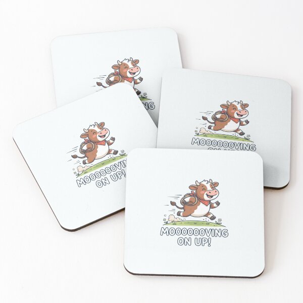 Item preview, Happy Running Cow Going On Adventure designed and sold by Owcomm.