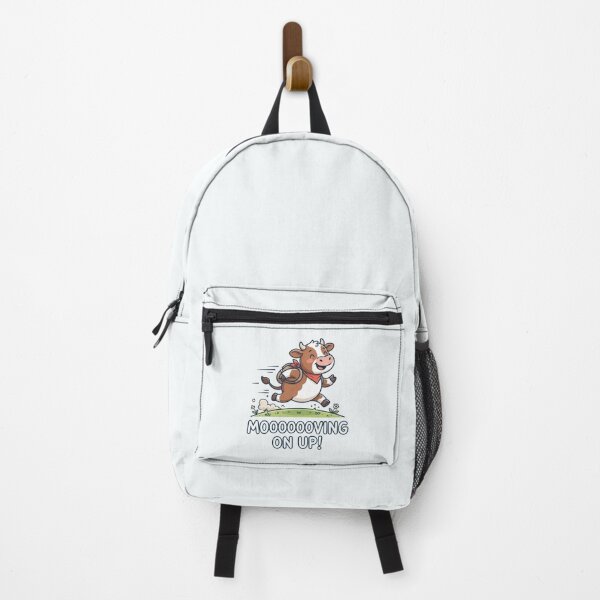Item preview, Happy Running Cow Going On Adventure designed and sold by Owcomm.