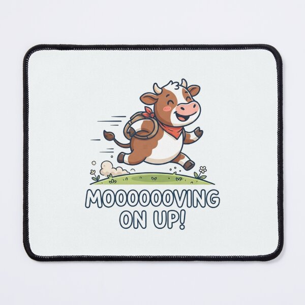 Item preview, Happy Running Cow Going On Adventure designed and sold by Owcomm.