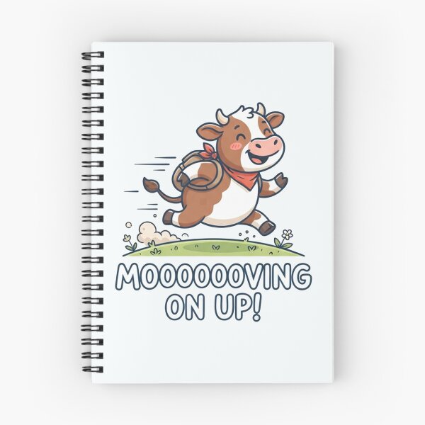 Item preview, Happy Running Cow Going On Adventure designed and sold by Owcomm.