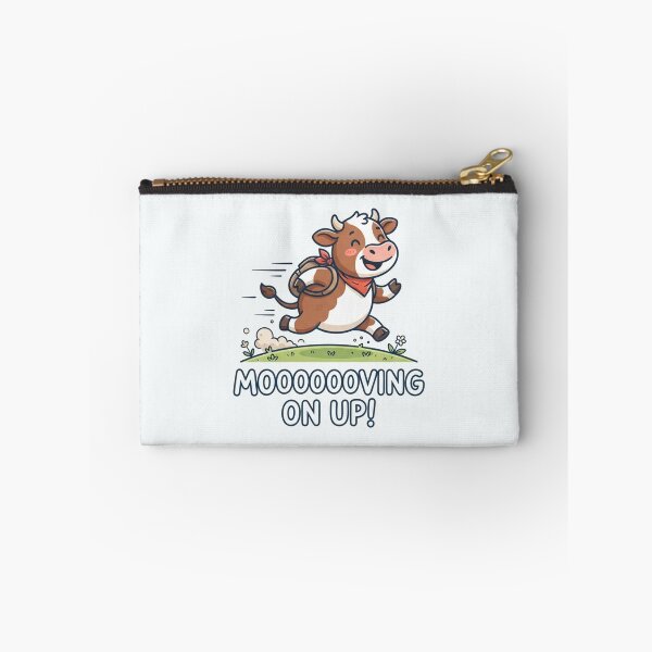 Item preview, Happy Running Cow Going On Adventure designed and sold by Owcomm.