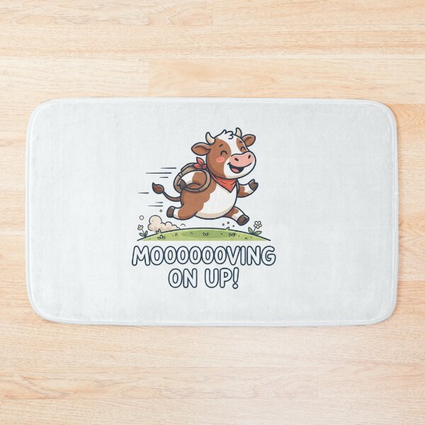 Item preview, Happy Running Cow Going On Adventure designed and sold by Owcomm.