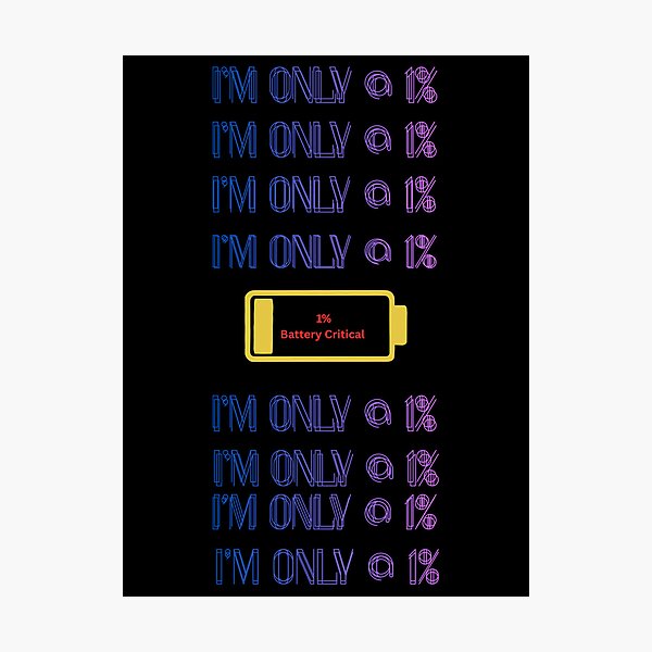 Item preview, I’m Only @ 1% Black designed and sold by MariahDaGoatedPrincess.
