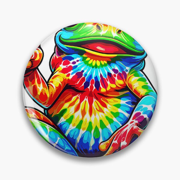 Item preview, frog Tie-dye designed and sold by DrysVRO.