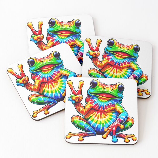 Item preview, frog Tie-dye designed and sold by DrysVRO.