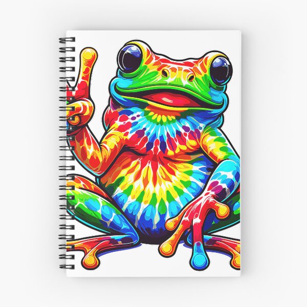 Item preview, frog Tie-dye designed and sold by DrysVRO.